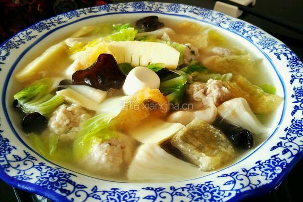 肉丸子杂烩汤的做法图解20
