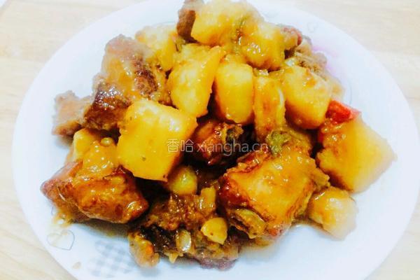 红烧土豆排骨的做法图解8
