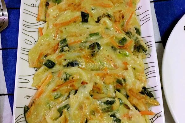 蔬菜煎饼的做法图解13