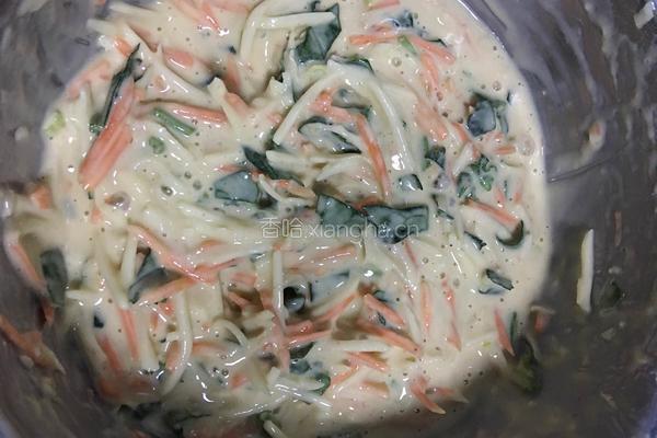 蔬菜煎饼的做法图解10