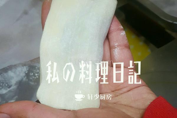 荠菜青菜金针菇肉馅元宝馄饨的做法图解13