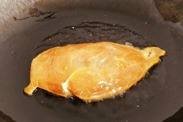 香煎鸡胸肉的做法图解6
