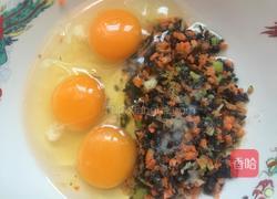 胡萝卜木耳鸡蛋饼的做法图解4