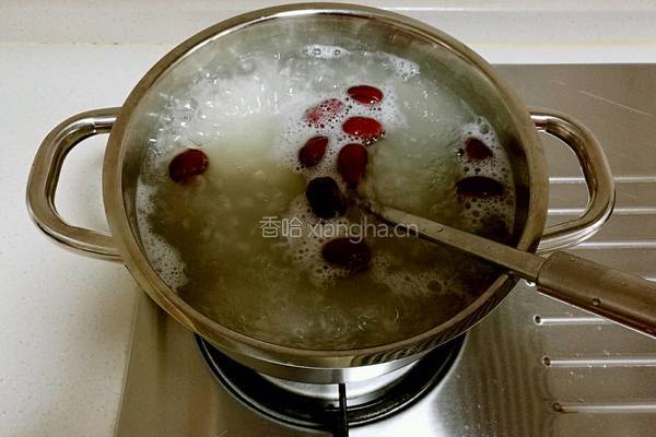红枣山药粥的做法图解4