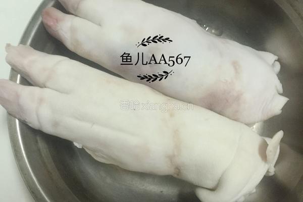 酱猪手的做法图解1
