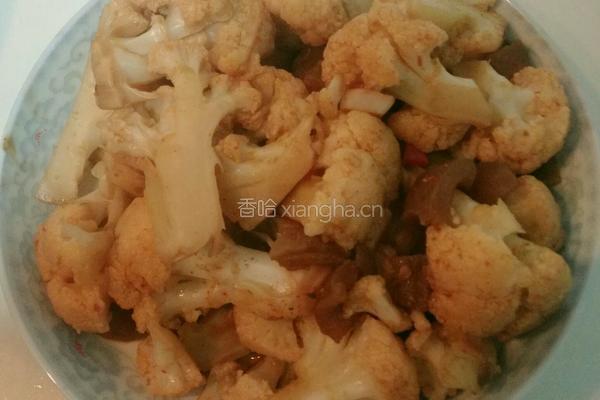 花菜红烧肉皮的做法图解6