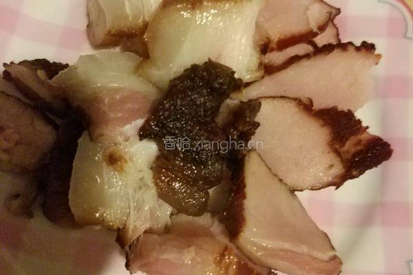 腊肉花菜的做法图解4