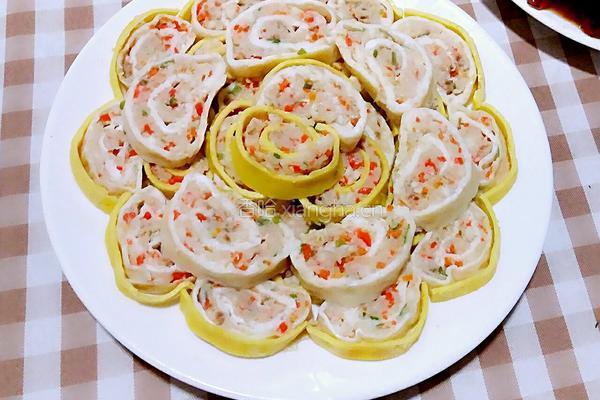 年夜饭 鱼肉蛋卷的做法图解14