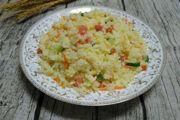 黄金蛋炒饭的做法图解6