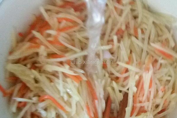 香煎土豆丝饼的做法图解4