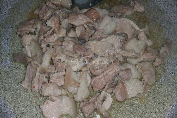 毛豆炒肉的做法图解7