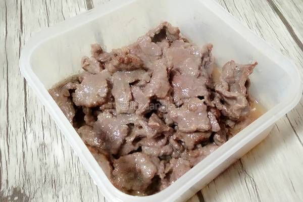 小炒牛肉的做法图解5