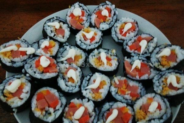 肉松火腿寿司