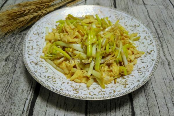 蒜黄炒鸡蛋的做法图解6