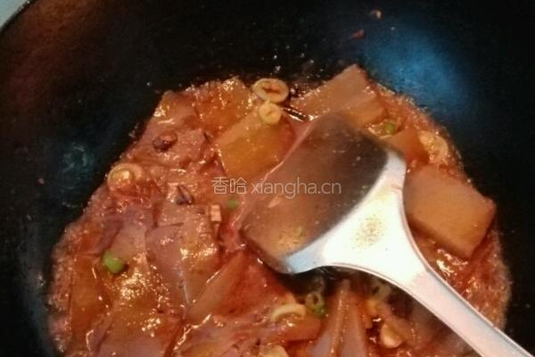 豆瓣烧焖子的做法图解11