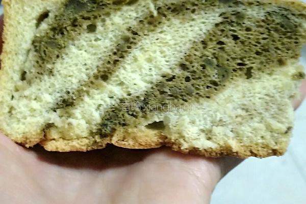 抹茶味斑马纹戚风蛋糕的做法图解14