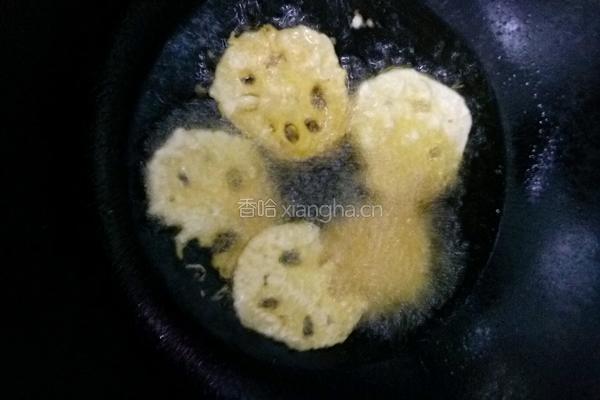 炸藕盒的做法图解4