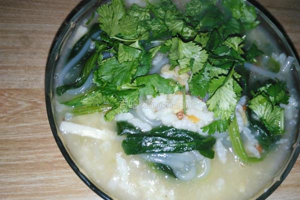 菠菜粥的做法图解5