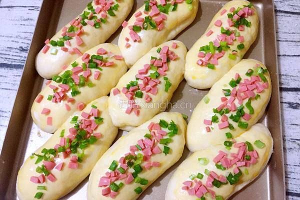 香葱火腿肉松面包（波兰酵种）的做法图解19
