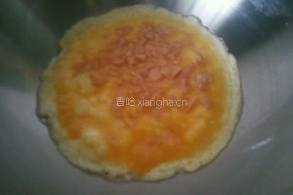 火腿煎蛋饼的做法图解4