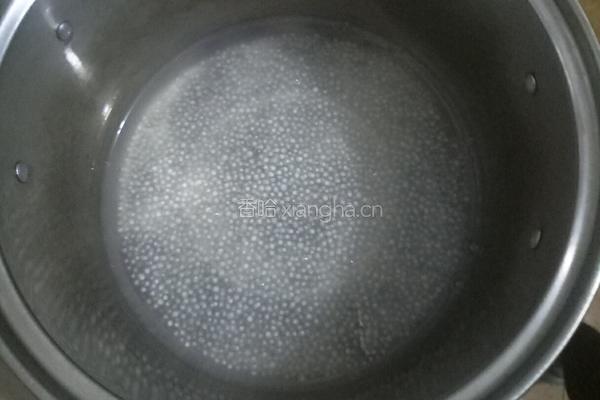 薯丁西米露的做法图解5