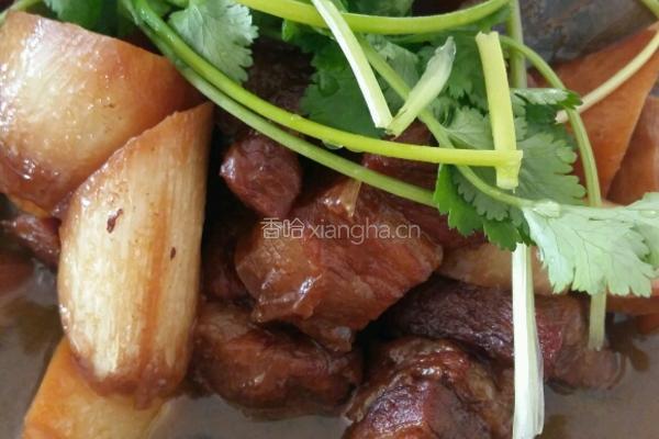 茭白红烧肉的做法图解7