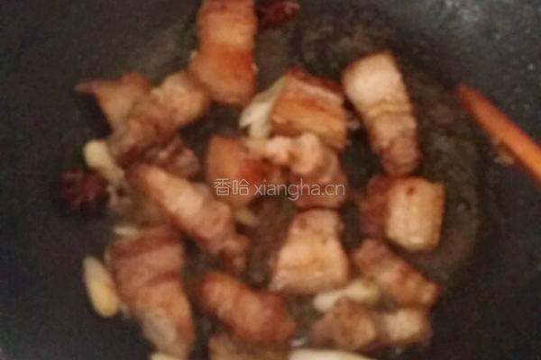 茭白红烧肉的做法图解5