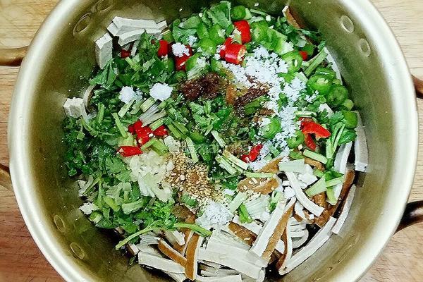 凉拌豆腐干的做法图解4