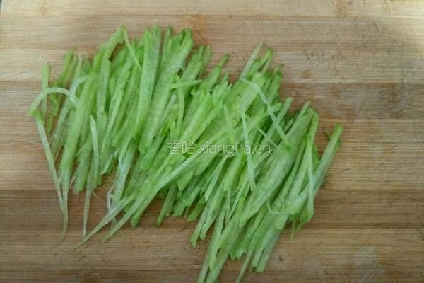 凉拌青萝卜丝的做法图解4