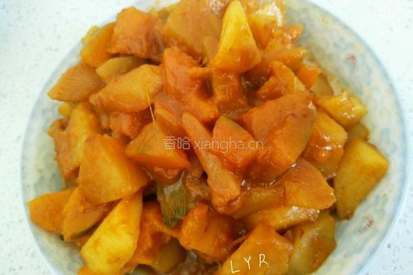 南瓜炖土豆的做法图解7