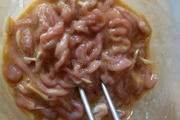 青椒肉丝的做法图解3