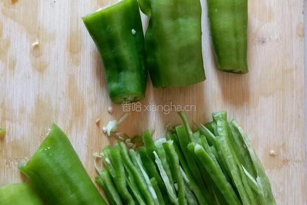 青椒肉丝的做法图解4