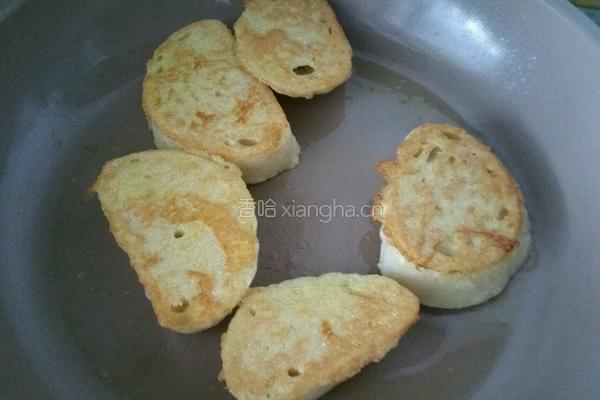 香煎馒头片的做法图解5