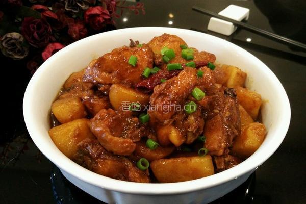 土豆烧鸡腿的做法图解11