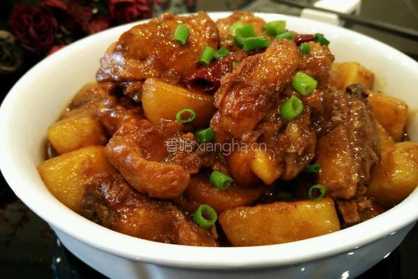 土豆烧鸡腿的做法图解12