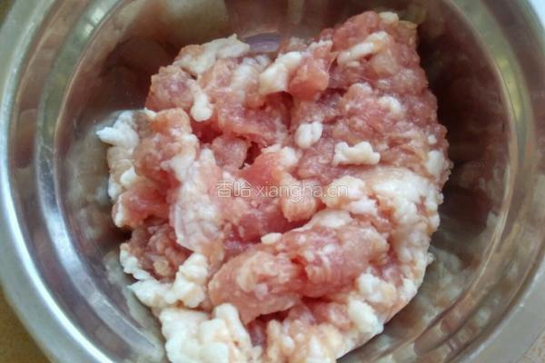 肉沫炒粉条的做法图解2