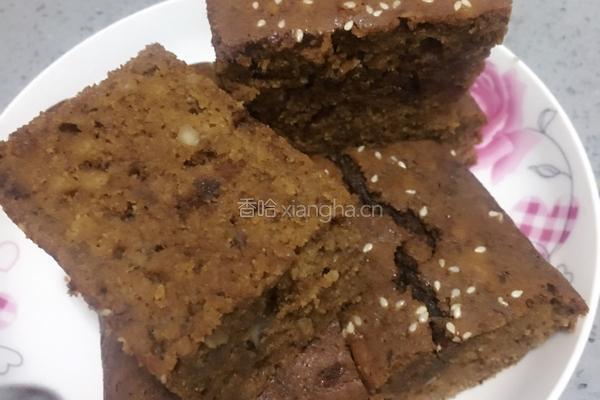 核桃红糖枣子糕的做法图解8