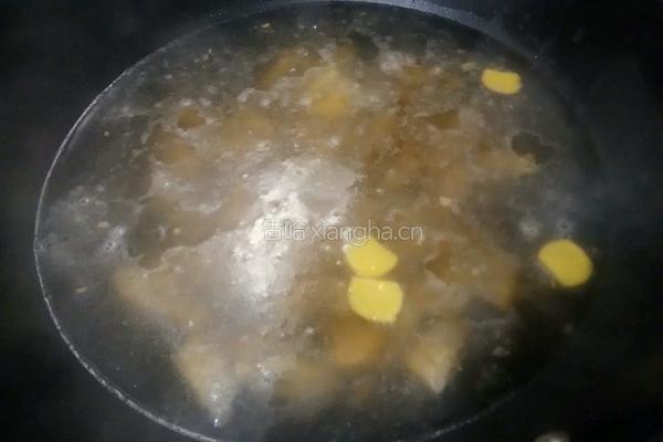 带鱼菠菜羹的做法图解4
