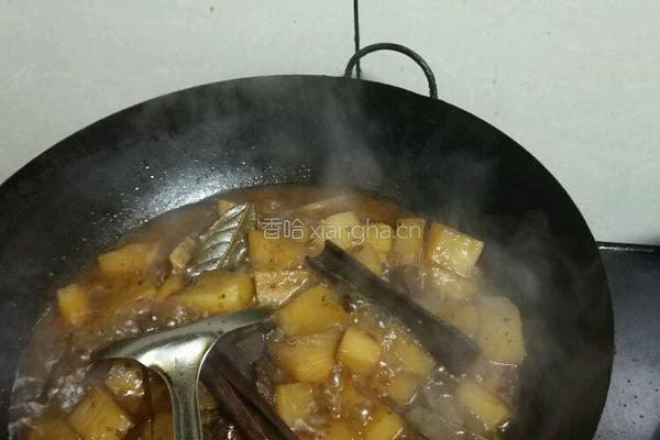 萝卜炖牛肉的做法图解8