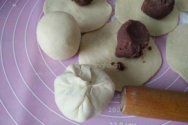 大馅豆沙包的做法图解9