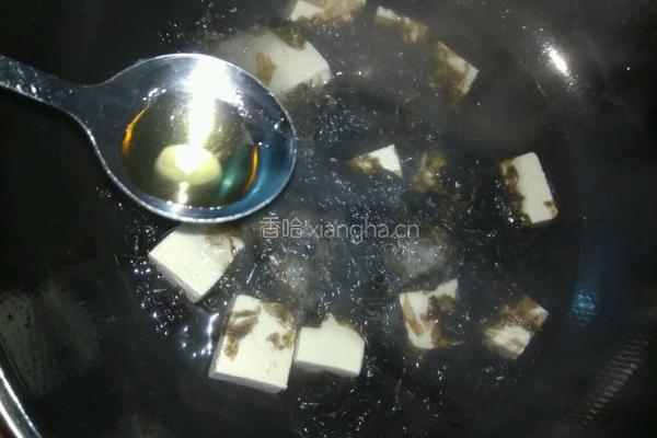 老豆腐紫菜蛋花湯的做法图解4