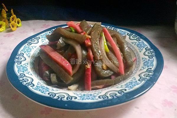 泡菜炒魔芋的做法图解7