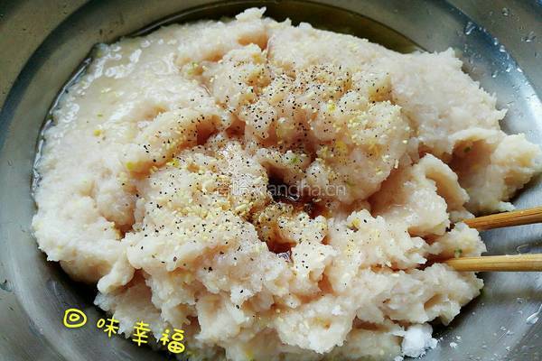 纯手工鱼圆的做法图解5