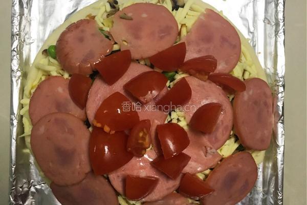 什锦土豆披萨（简易烤箱版）的做法图解9