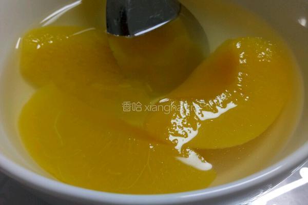 黄桃罐头的做法图解4