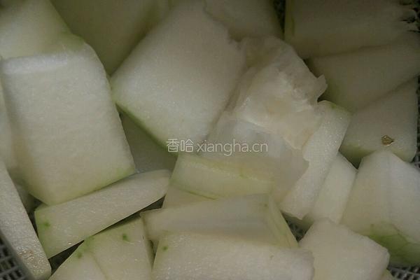 冬瓜白菜炖鸭肉的做法图解3