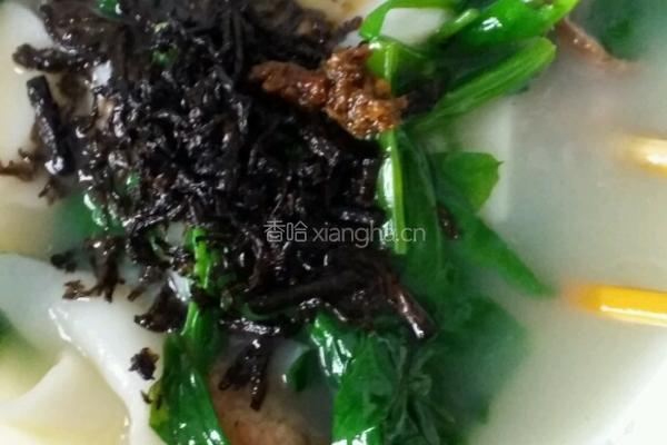 豆尖煮饵块的做法图解9
