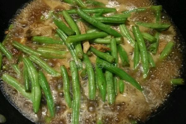 肉焖豆角的做法图解6