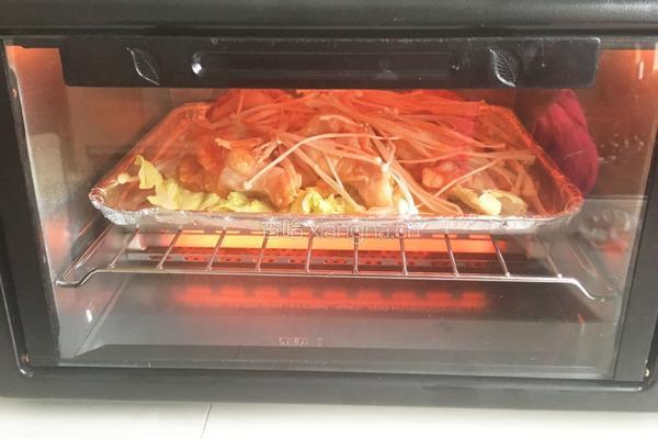 金针菇烤奥尔良鸡翅根的做法图解8