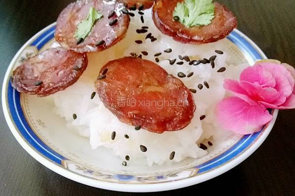 焖腊肠饭的做法图解6